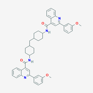 2-(3-methoxyphenyl)-N-(4-{[4-({[2-(3-methoxyphenyl)-4-quinolinyl]carbonyl}amino)cyclohexyl]methyl}cyclohexyl)-4-quinolinecarboxamide