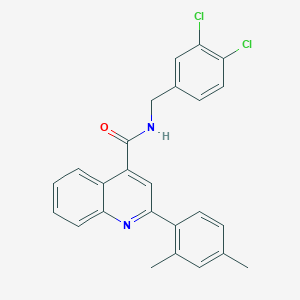 N-(3,4-dichlorobenzyl)-2-(2,4-dimethylphenyl)-4-quinolinecarboxamide