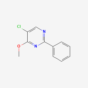 molecular formula C11H9ClN2O B3300452 5-Chloro-4-methoxy-2-phenylpyrimidine CAS No. 901311-79-3