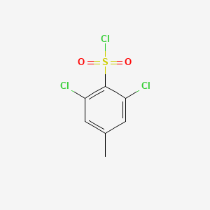 molecular formula C7H5Cl3O2S B3300457 Benzenesulfonyl chloride, 2,6-dichloro-4-methyl- CAS No. 90196-19-3