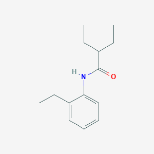 molecular formula C14H21NO B330048 2-ethyl-N-(2-ethylphenyl)butanamide 
