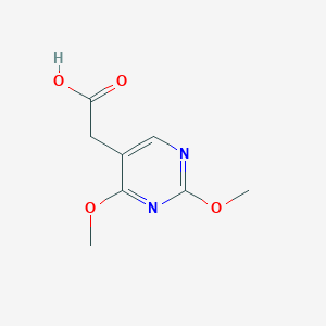 molecular formula C8H10N2O4 B3300480 2,4-Dimethoxypyrimidine-5-acetic acid CAS No. 902130-88-5