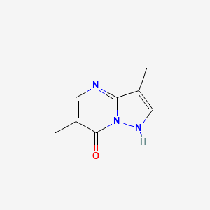 molecular formula C8H9N3O B3300486 3,6-Dimethylpyrazolo[1,5-a]pyrimidin-7(1H)-one CAS No. 90223-07-7