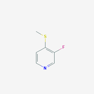 molecular formula C6H6FNS B3300522 3-氟-4-(甲硫基)-吡啶 CAS No. 902518-41-6