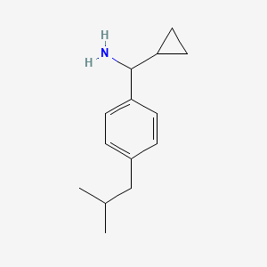 Cyclopropyl[4-(2-methylpropyl)phenyl]methanamine