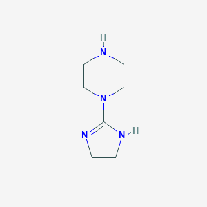 molecular formula C7H12N4 B3300550 1-(1H-imidazol-2-yl)piperazine CAS No. 902770-91-6