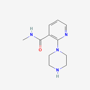 molecular formula C11H16N4O B3300557 N-Methyl-2-Piperazin-1-Yl-Nicotinamide CAS No. 902837-15-4