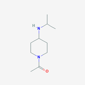 molecular formula C10H20N2O B3300565 1-(4-Isopropylamino-piperidin-1-yl)-ethanone CAS No. 902837-21-2