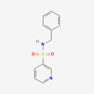 molecular formula C12H12N2O2S B3300660 N-苄基吡啶-3-磺酰胺 CAS No. 903482-83-7
