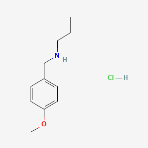 molecular formula C11H18ClNO B3300679 [(4-Methoxyphenyl)methyl](propyl)amine hydrochloride CAS No. 90389-69-8