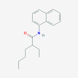 molecular formula C18H23NO B330068 2-ethyl-N-(1-naphthyl)hexanamide 