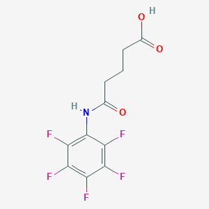 5-Oxo-5-[(pentafluorophenyl)amino]pentanoic acid