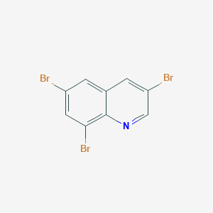 molecular formula C9H4Br3N B3300700 3,6,8-Tribromoquinoline CAS No. 90415-21-7
