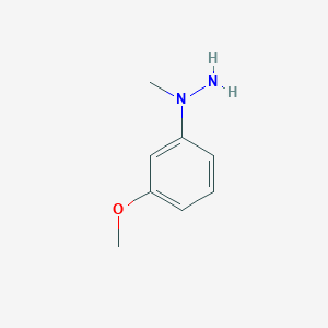Hydrazine, 1-(3-methoxyphenyl)-1-methyl-