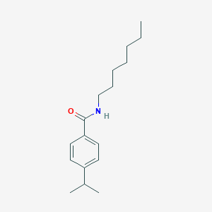 molecular formula C17H27NO B330084 N-heptyl-4-isopropylbenzamide 