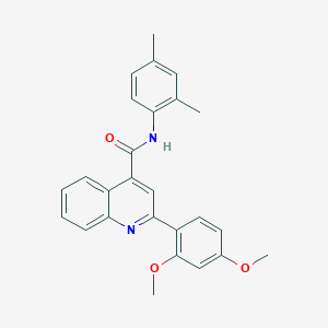 2-(2,4-dimethoxyphenyl)-N-(2,4-dimethylphenyl)quinoline-4-carboxamide