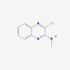 molecular formula C9H8ClN3 B3300944 (3-Chloro-quinoxalin-2-yl)-methyl-amine CAS No. 90537-58-9