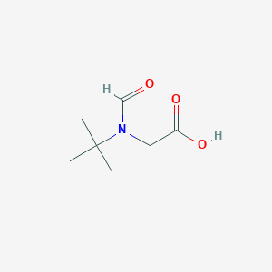molecular formula C7H13NO3 B3300948 2-(N-tert-butylformamido)acetic acid CAS No. 90544-83-5