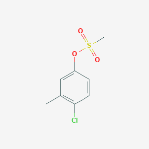 molecular formula C8H9ClO3S B3300956 4-Chloro-3-methylphenyl methanesulfonate CAS No. 90555-52-5
