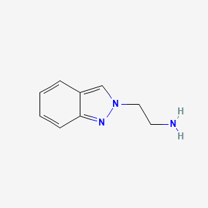 molecular formula C9H11N3 B3300959 2-(2H-indazol-2-yl)ethan-1-amine CAS No. 90559-04-9