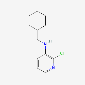 molecular formula C12H17ClN2 B3301090 2-chloro-N-(cyclohexylmethyl)pyridin-3-amine CAS No. 906371-81-1