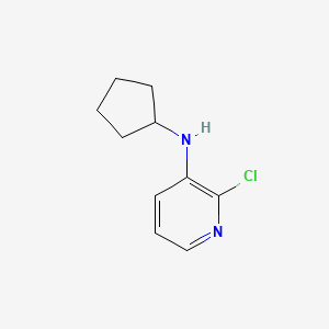 molecular formula C10H13ClN2 B3301093 2-chloro-N-cyclopentylpyridin-3-amine CAS No. 906371-82-2