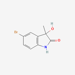molecular formula C9H8BrNO2 B3301161 5-Bromo-3-hydroxy-3-methyl-2-oxindole CAS No. 90725-57-8
