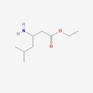 Ethyl 3-amino-5-methylhexanoate