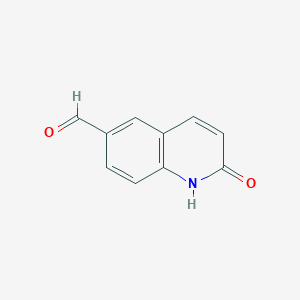 molecular formula C10H7NO2 B3301277 2-Hydroxyquinoline-6-carbaldehyde CAS No. 90800-31-0