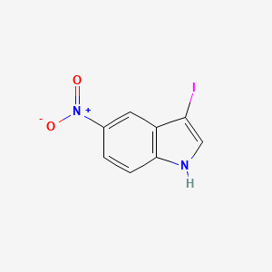 molecular formula C8H5IN2O2 B3301317 3-Iodo-5-nitro-1H-indole CAS No. 908295-26-1