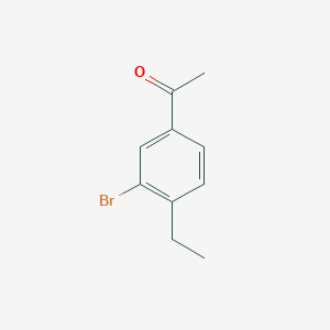 molecular formula C10H11BrO B3301323 1-(3-Bromo-4-ethylphenyl)ethanone CAS No. 90841-42-2