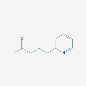 molecular formula C10H13NO B3301366 5-(2-吡啶基)戊-2-酮 CAS No. 90874-87-6