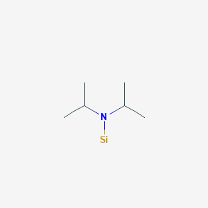molecular formula C6H14NSi B3301375 N,N-Bis(1-methylethyl)silanamine CAS No. 908831-34-5