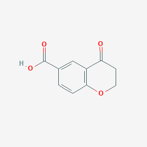 molecular formula C10H8O4 B3301399 4-Oxochroman-6-carboxylic acid CAS No. 90921-08-7