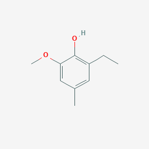 molecular formula C10H14O2 B3301427 2-Ethyl-6-methoxy-4-methylphenol CAS No. 90925-52-3