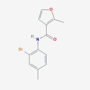 N-(2-bromo-4-methylphenyl)-2-methyl-3-furamide