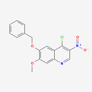 6-Benzyloxy-4-chloro-7-methoxy-3-nitroquinoline