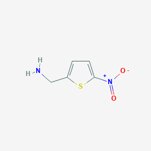 molecular formula C5H6N2O2S B3301489 (5-Nitrothiophen-2-YL)methanamine CAS No. 90993-47-8