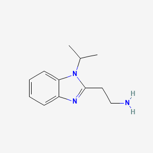 [2-(1-Isopropyl-1H-benzimidazol-2-yl)ethyl]amine dihydrochloride