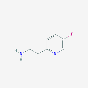 molecular formula C7H9FN2 B3301516 2-(5-Fluoropyridin-2-YL)ethanamine CAS No. 910386-61-7