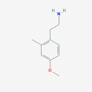 molecular formula C10H15NO B3301520 2-(4-Methoxy-2-methylphenyl)ethanamine CAS No. 910391-08-1