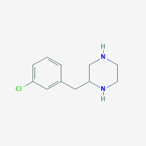 molecular formula C11H15ClN2 B3301543 2-(3-Chloro-benzyl)-piperazine CAS No. 910444-97-2