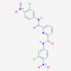 N,N'-bis(3-chloro-4-nitrophenyl)pyridine-2,6-dicarboxamide