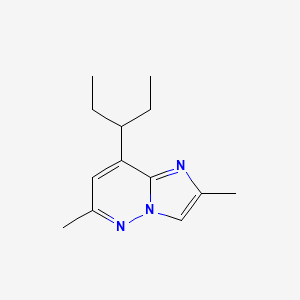 2,6-Dimethyl-8-(pentan-3-yl)imidazo[1,2-b]pyridazine