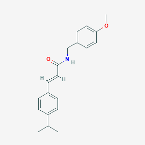 molecular formula C20H23NO2 B330158 (2E)-N-(4-methoxybenzyl)-3-[4-(propan-2-yl)phenyl]prop-2-enamide 