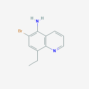 6-Bromo-8-ethylquinolin-5-amine
