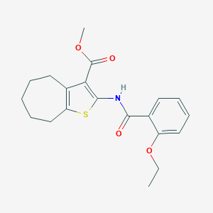 methyl 2-[(2-ethoxybenzoyl)amino]-5,6,7,8-tetrahydro-4H-cyclohepta[b]thiophene-3-carboxylate