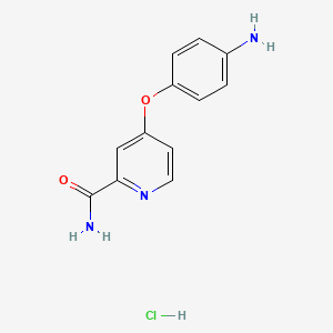 4-(4-Aminophenoxy)pyridine-2-carboxylic acid amide hydrochloride