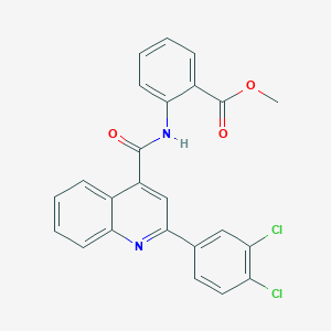 Methyl 2-({[2-(3,4-dichlorophenyl)-4-quinolinyl]carbonyl}amino)benzoate