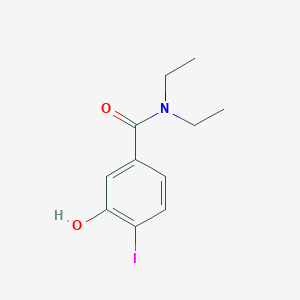 molecular formula C11H14INO2 B3301623 N,N-Diethyl-3-hydroxy-4-iodobenzamide CAS No. 911228-76-7